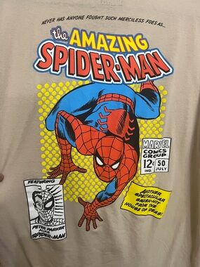 Marvel The Amazing Spider-Man Comic Book Ch over Medium Shirt